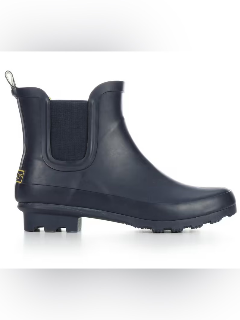 Navy, London Fog Rain Boots